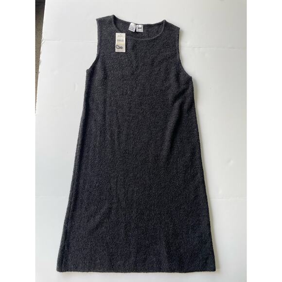 NWT Donna Karan DKNY Vintage Wool Dress Charcoal Grey Size Large - Picture 1 of 9